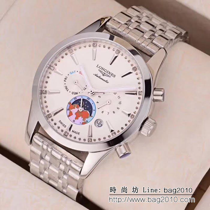LONGINES浪琴 多功能新款 精品男士腕表 WSS0022